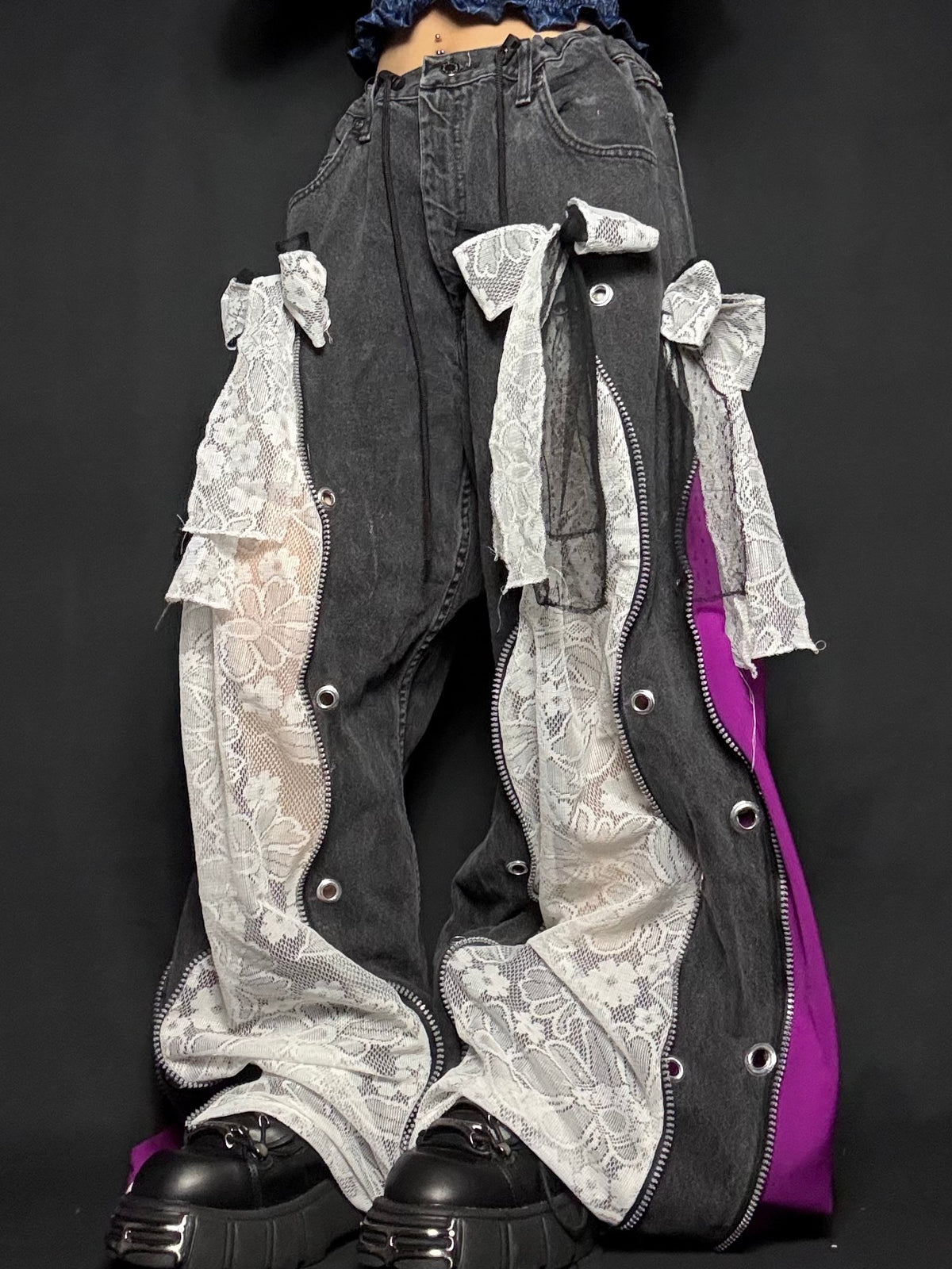 1618 remake ribbon denim_RA964