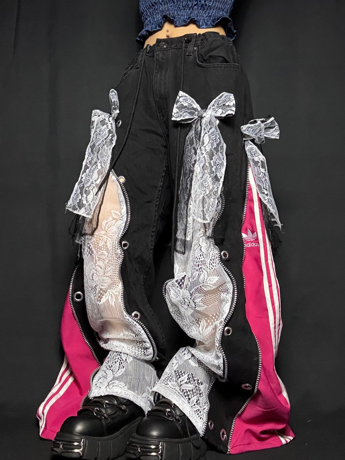 1618 remake ribbon denim_RA982