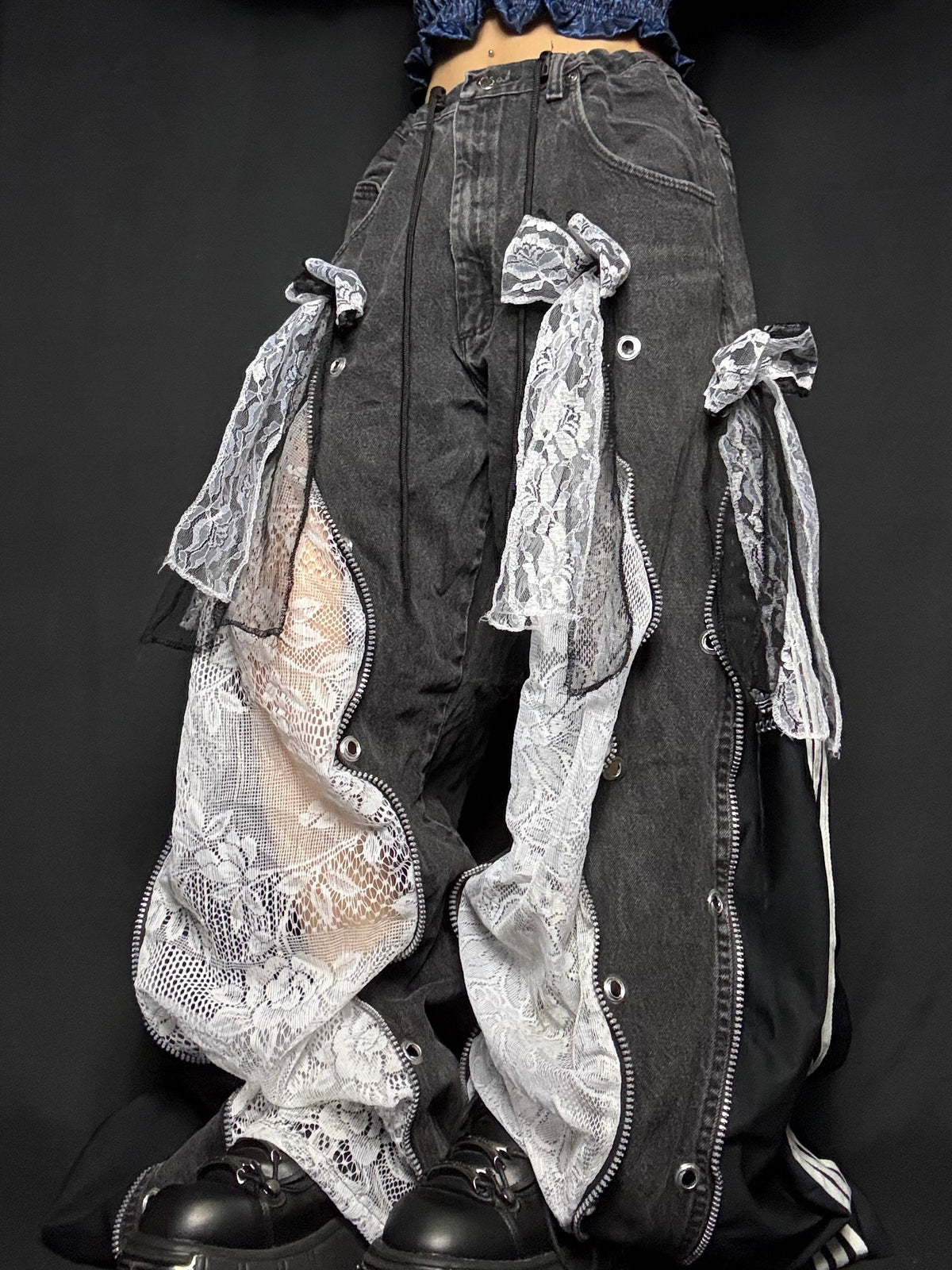 1618 remake ribbon denim_RA989