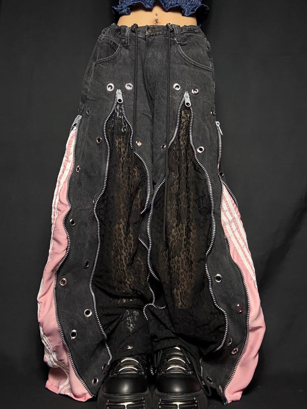1618 remake lace denim_RA1006