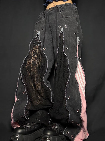 1618 remake lace denim_RA1006