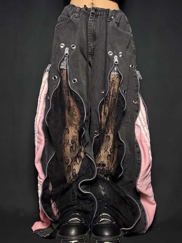 1618 remake lace denim_RA1002