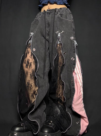 1618 remake lace denim_RA1002