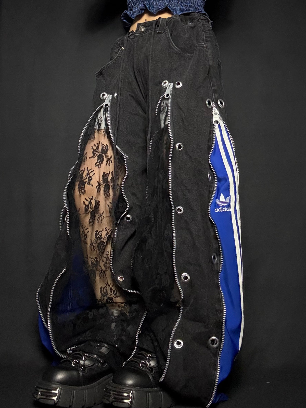 1618 remake lace denim_RA1001