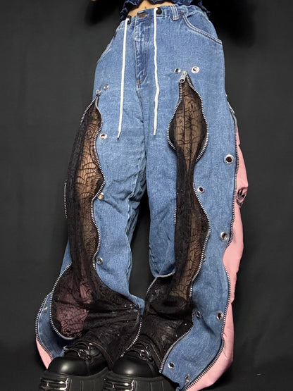 1618 remake lace denim_RA1000