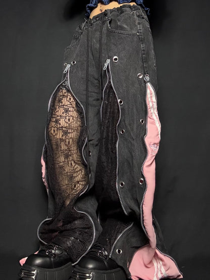 1618 remake lace denim_RA1003