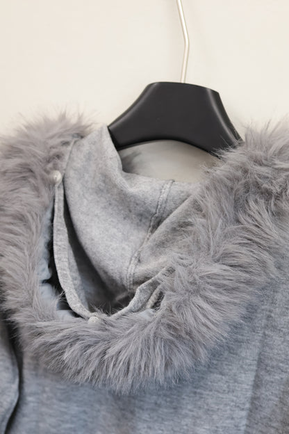 25-863 Fur Hood knit top　A394