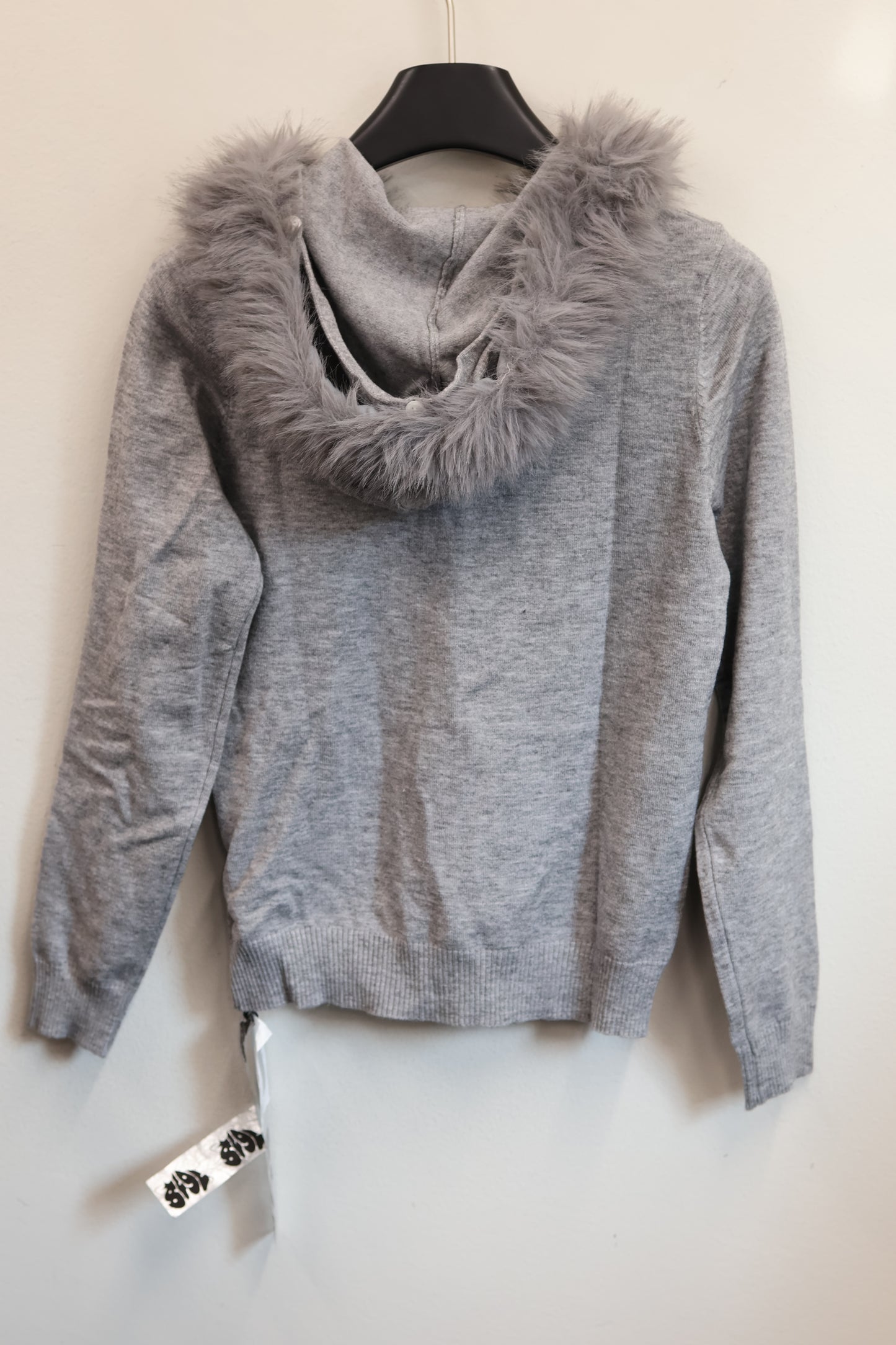 25-863 Fur Hood knit top　A394