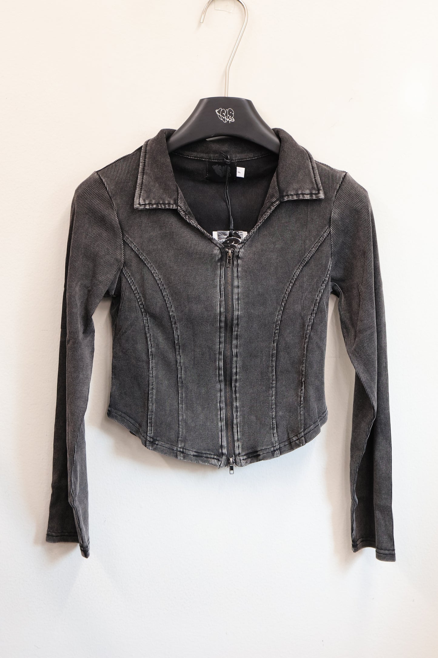 25-821 Grunge Zip Top　A395