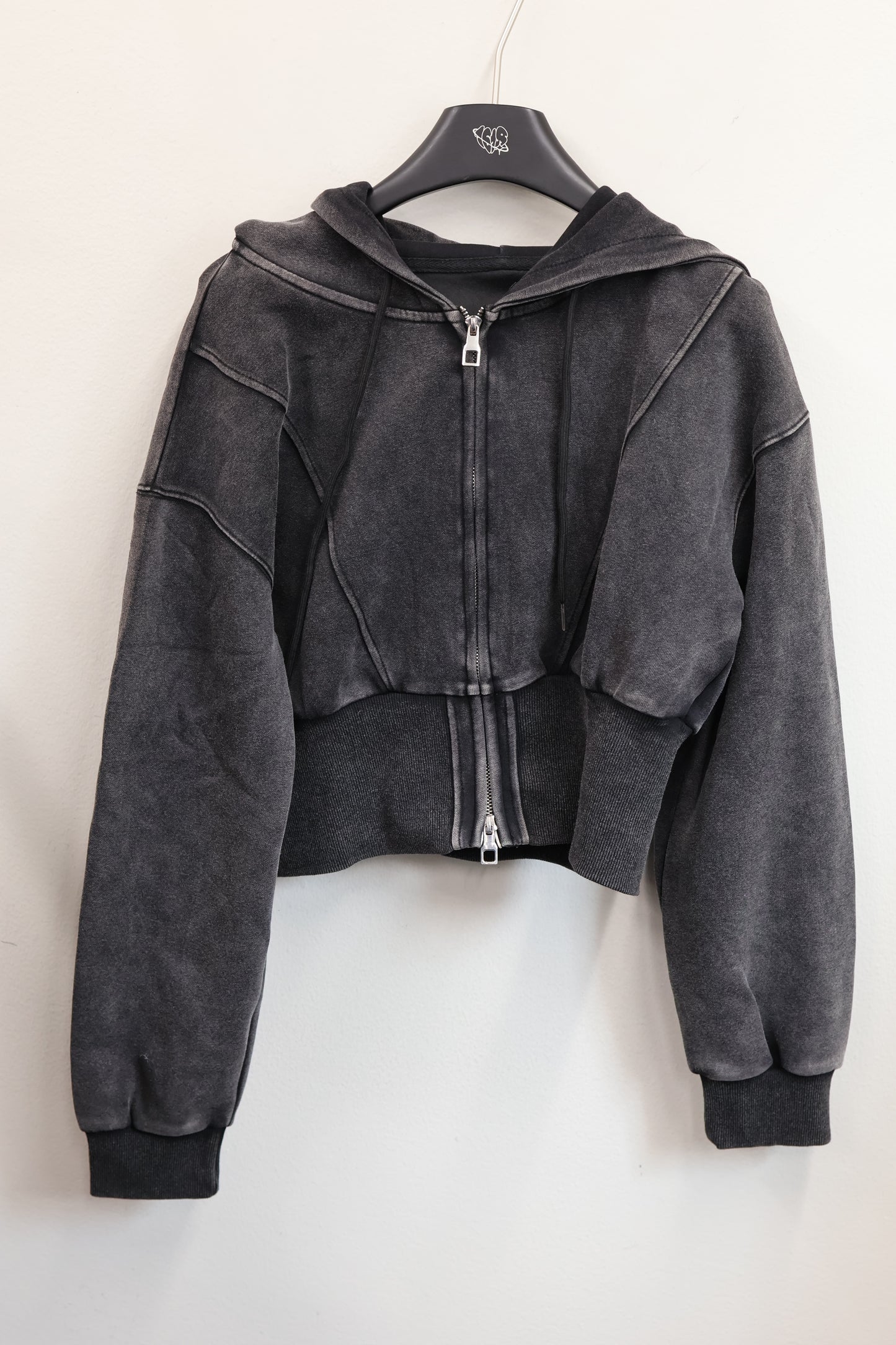 225-823 Obsidian Zip Hoodie A396