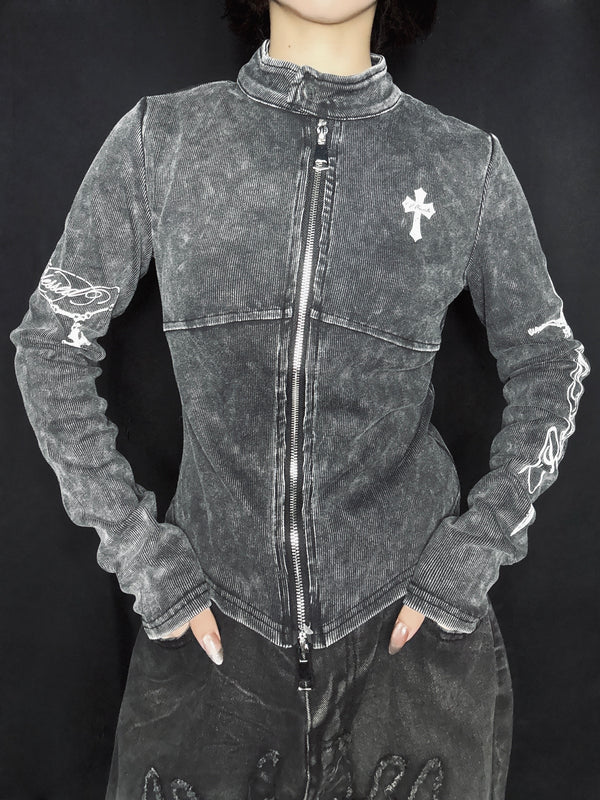 Gothic Cross Top  A702