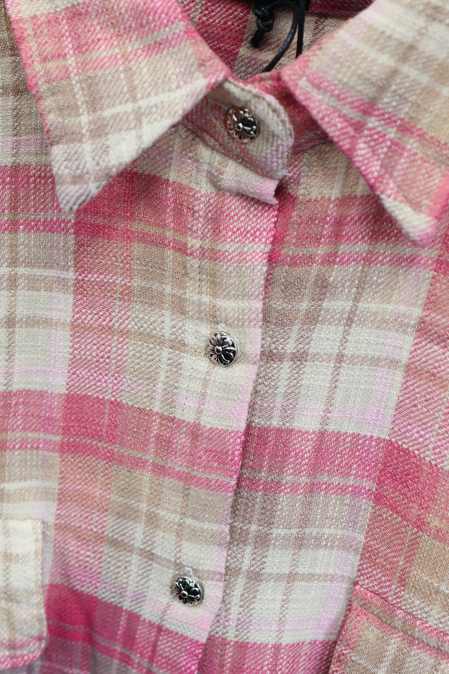 257-10 Pink Plaid Shirt  A410