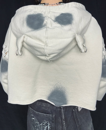 25-925 Rebel Crop Hoodie  A348