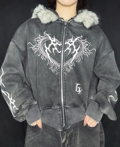 Claw Fur Hoodie A493