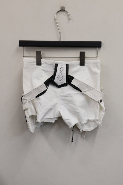 25-K191 B Leather Shorts A401