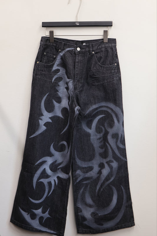 25-K18 3paint denim A402