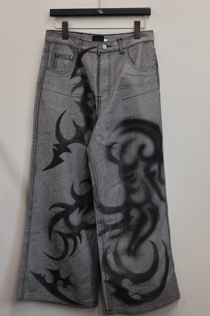 25-K18 3paint denim A402