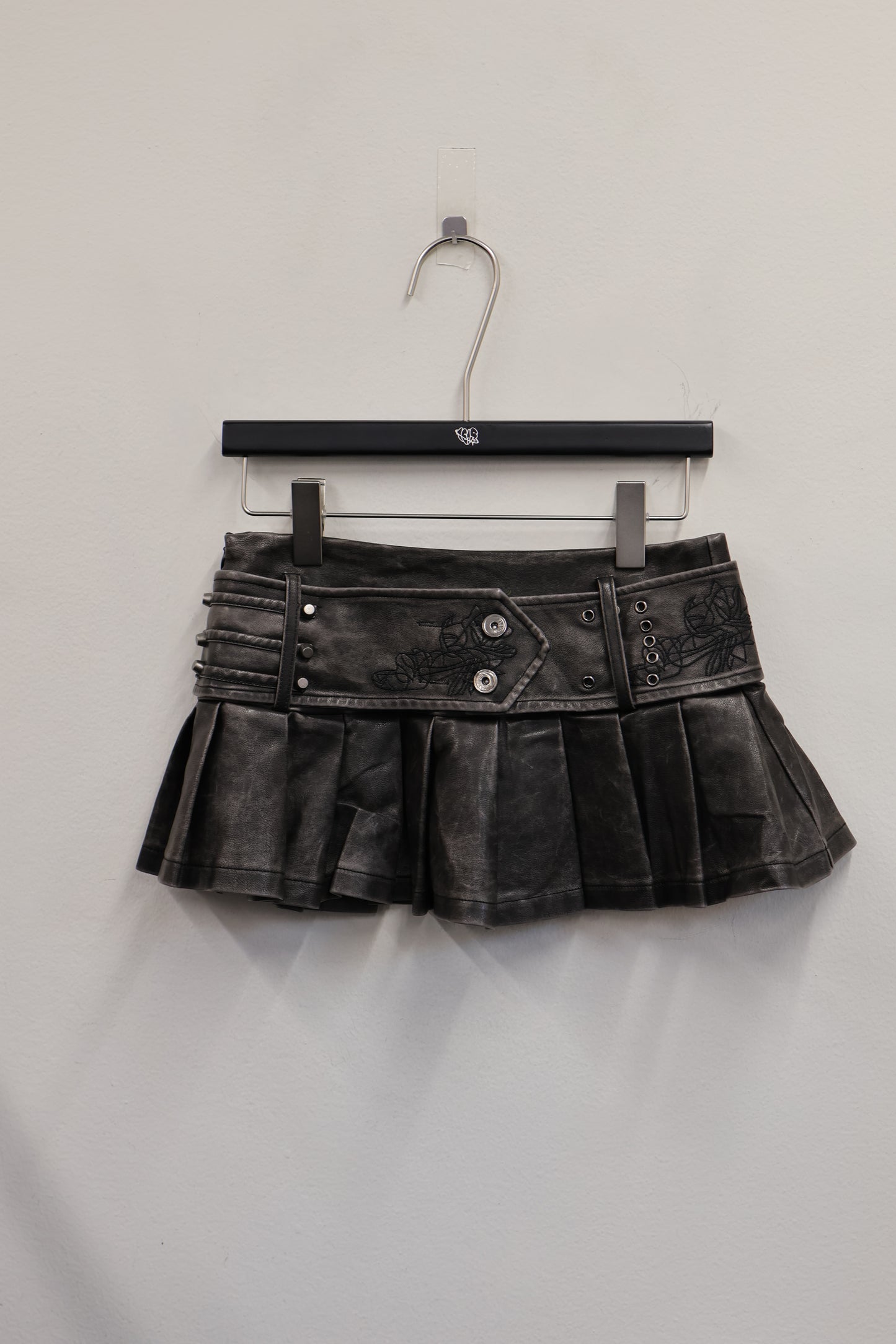 Moto Pleats Skirt A418