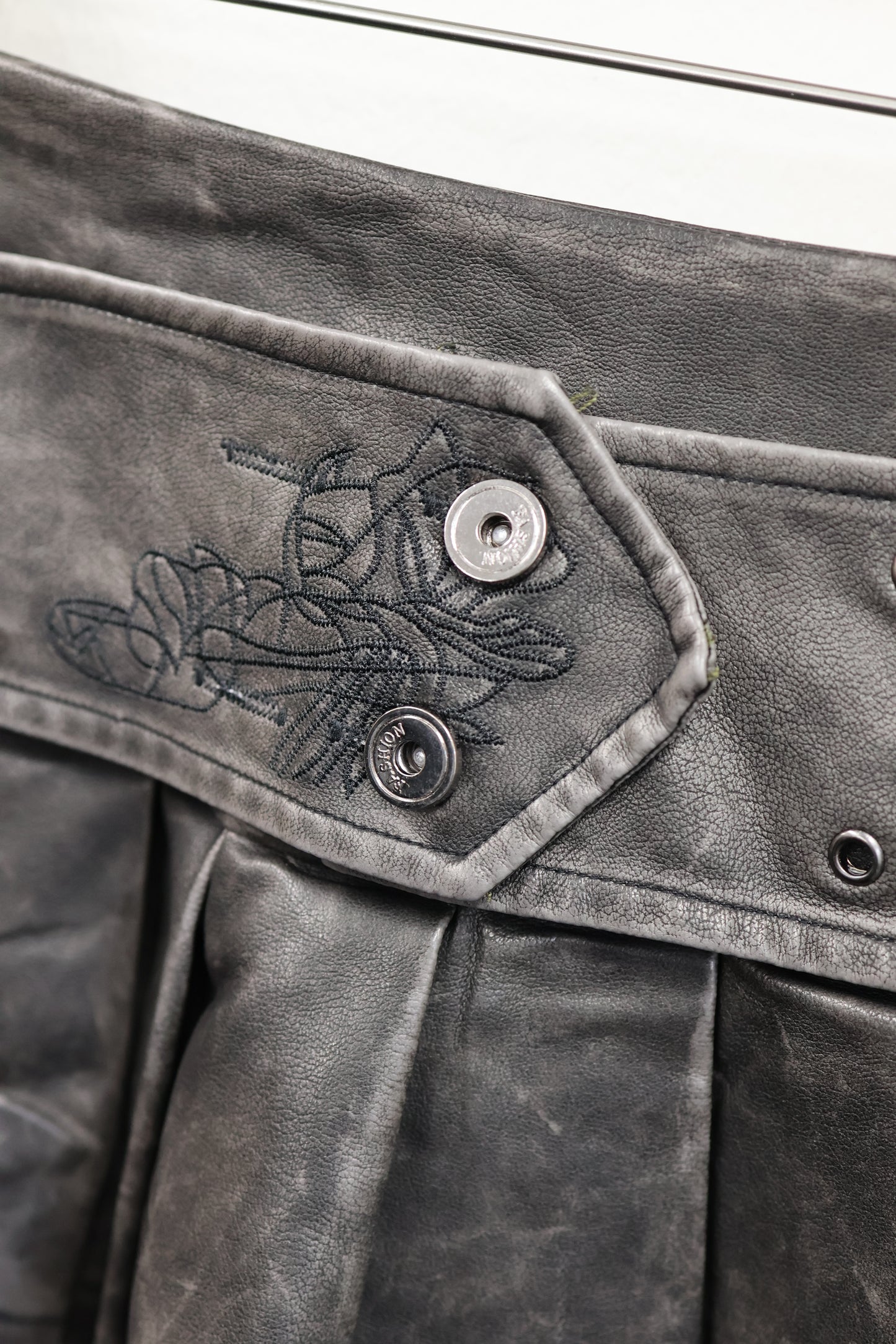 Moto Pleats Skirt A418