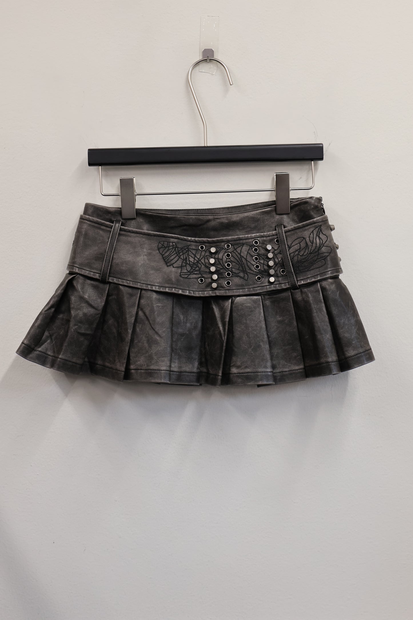 Moto Pleats Skirt A418