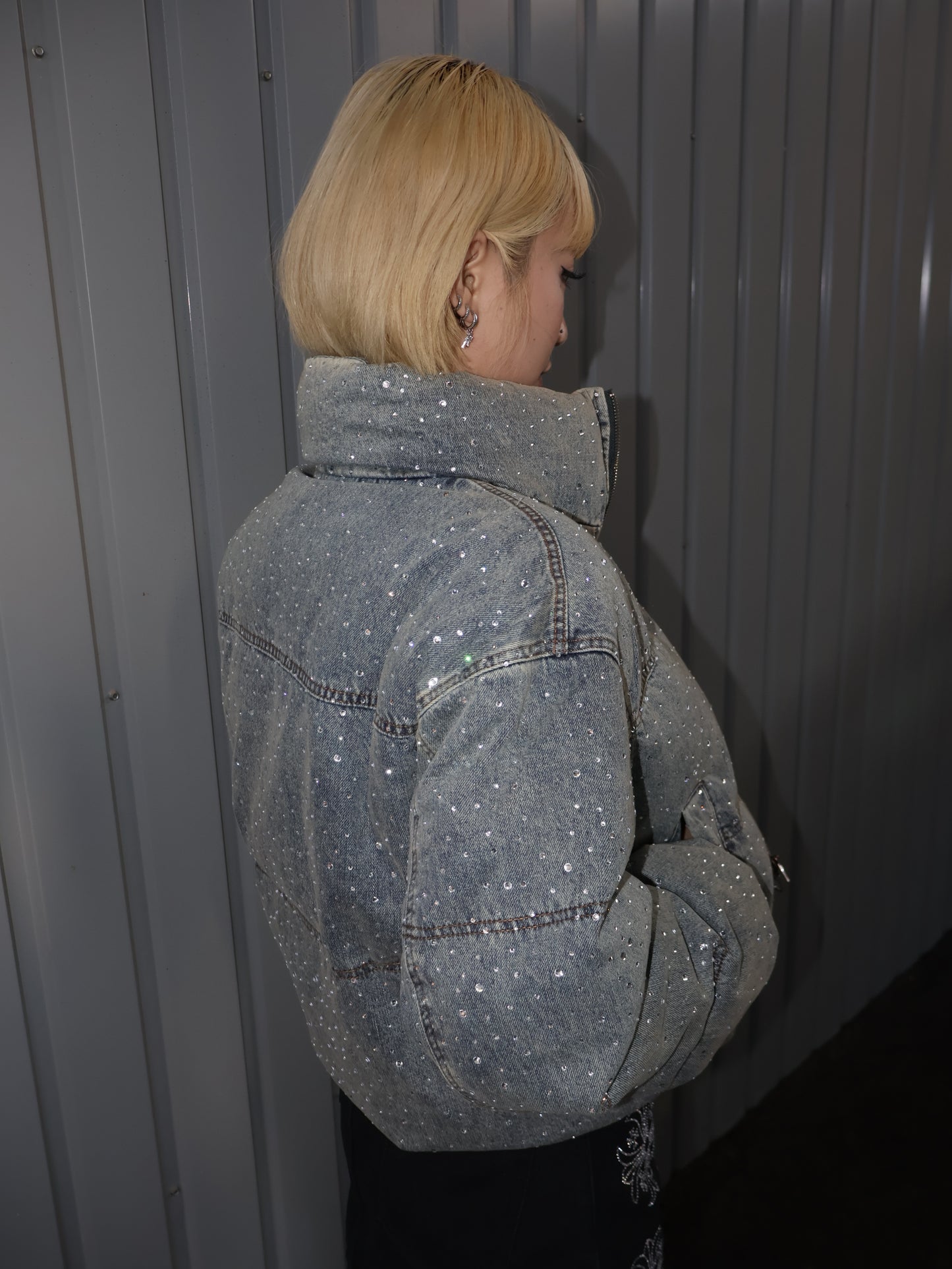 Frost denim Puff A461