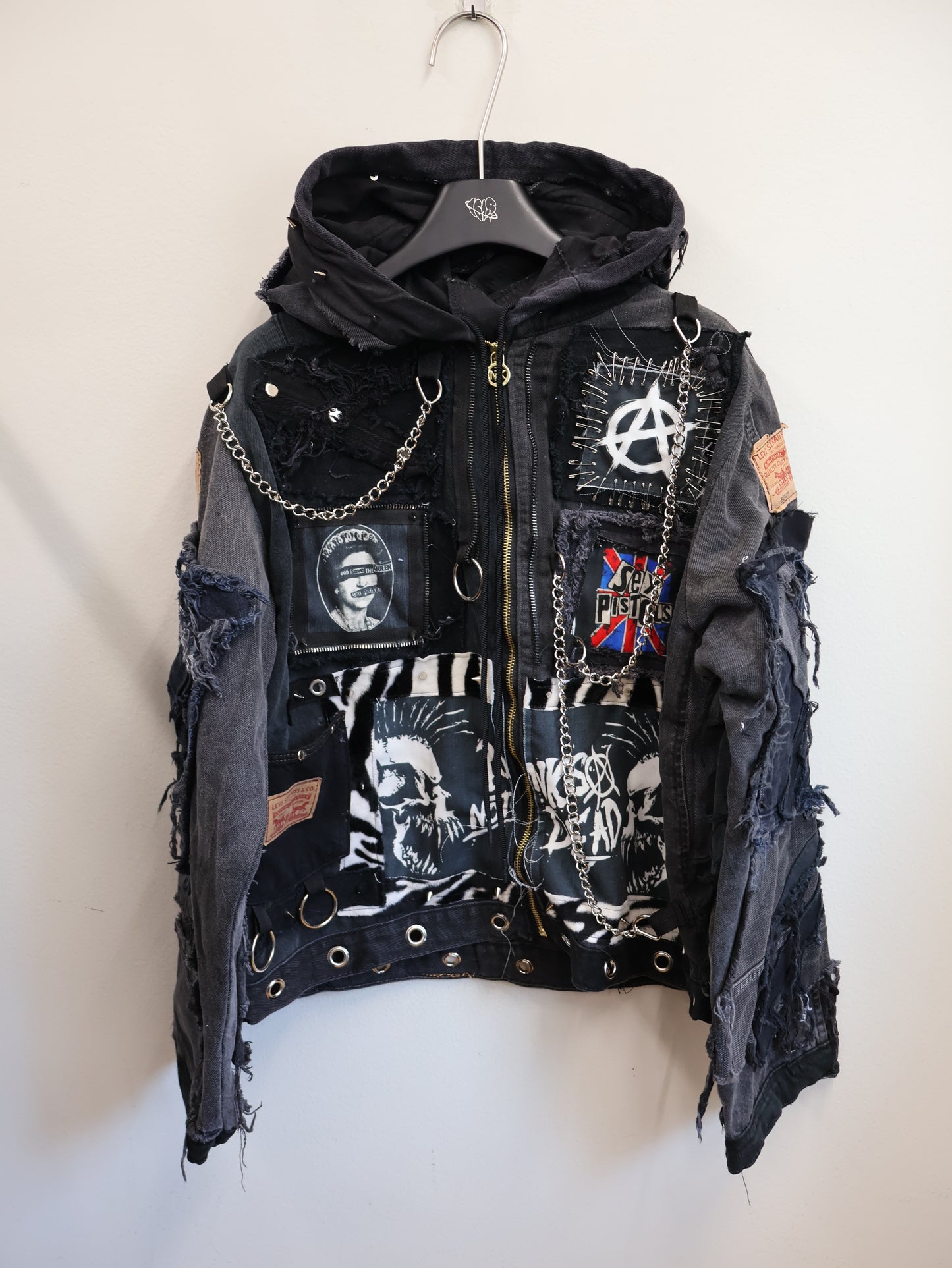 aftermath RE: Anarchy Rebellion Denim Jacket RA321