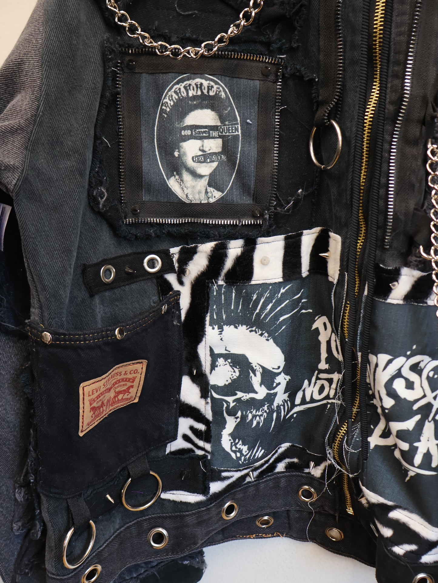 aftermath RE: Anarchy Rebellion Denim Jacket RA321