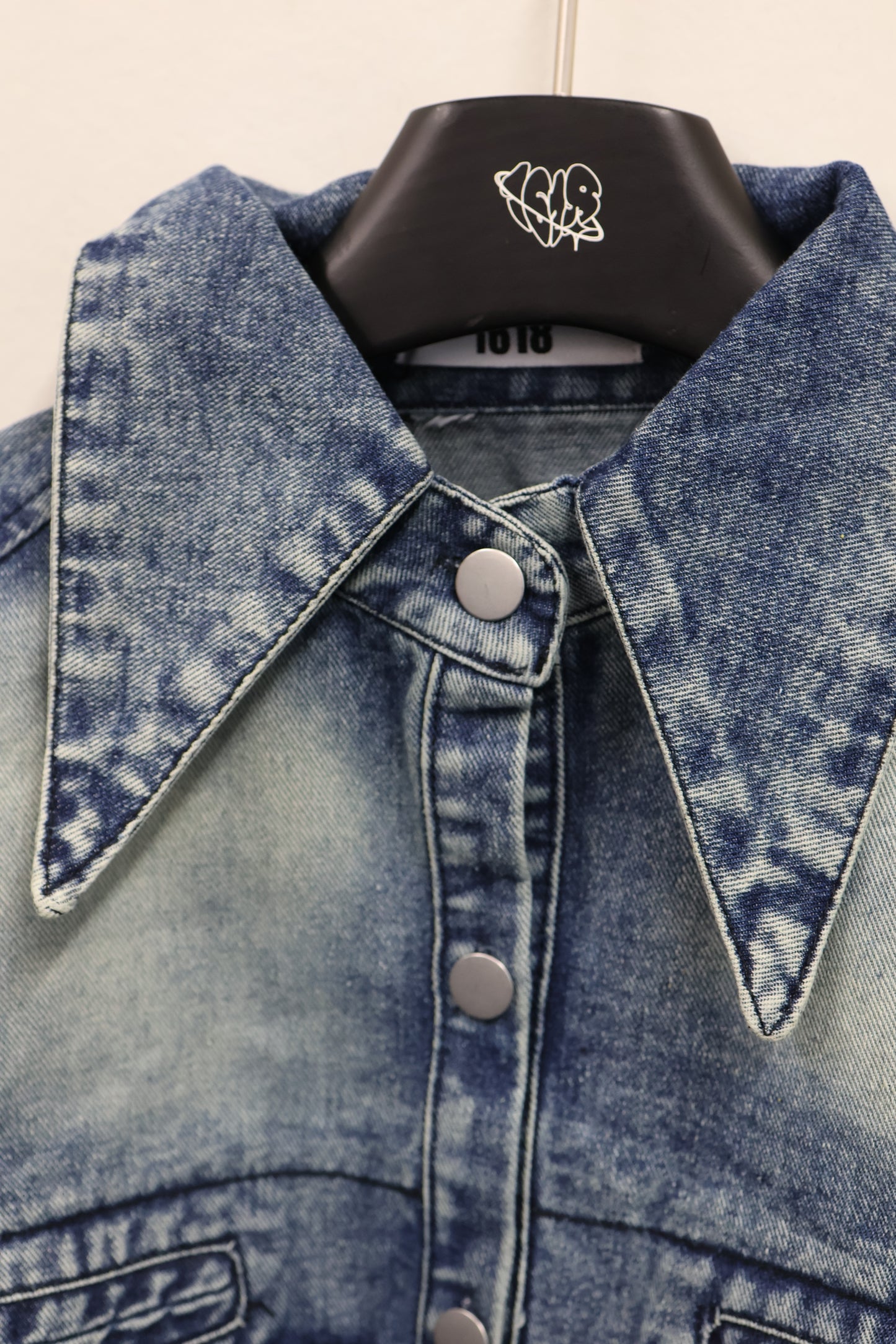 denim leather set up A438