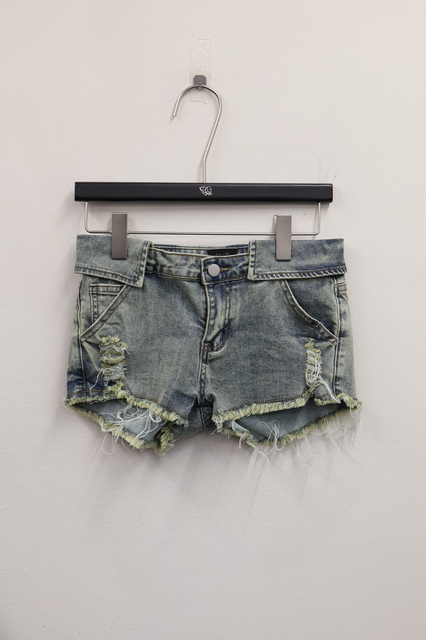 frill denim setup