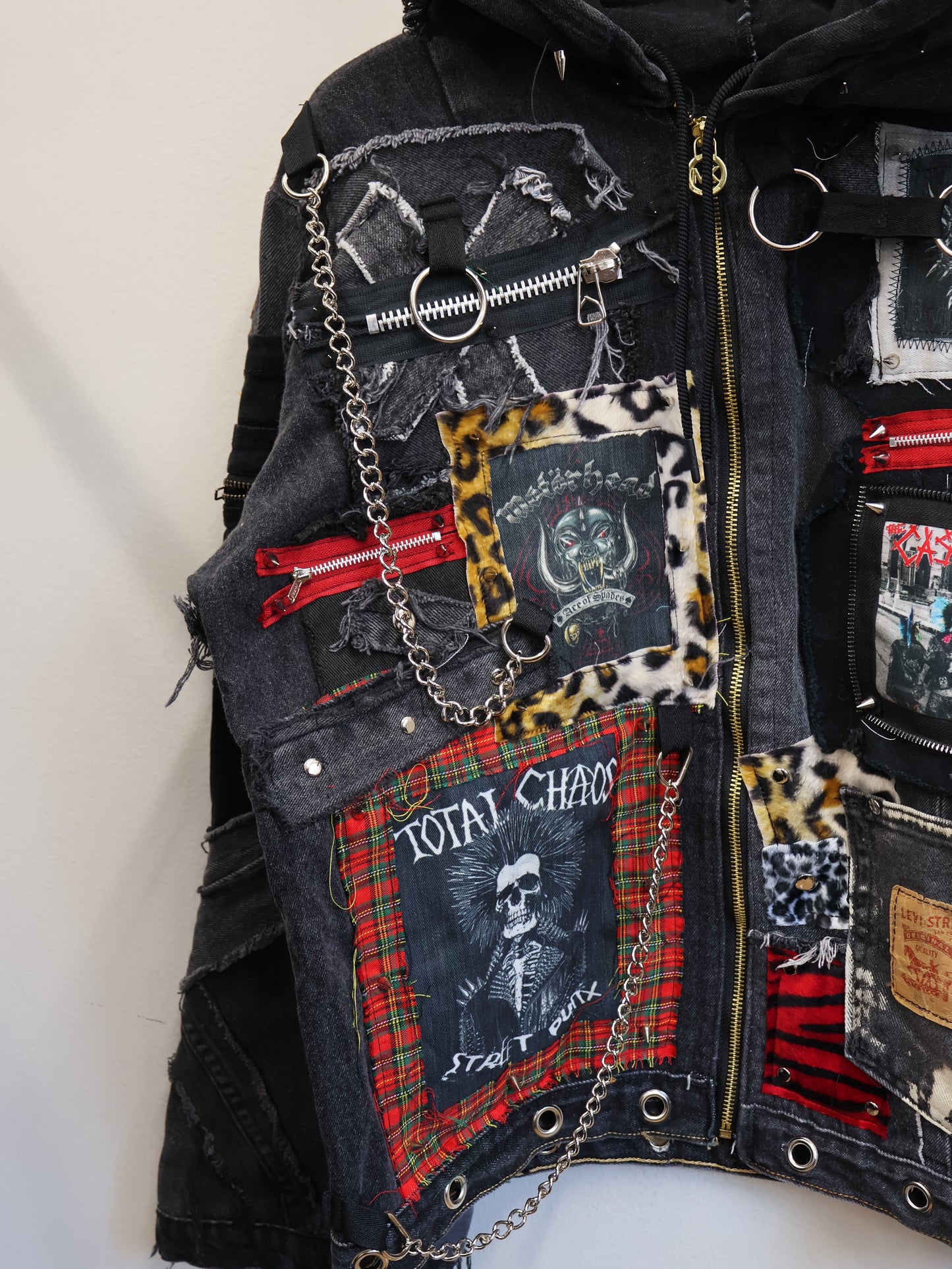 aftermath RE: Total Chaos Black Hoodie Jacket RA324