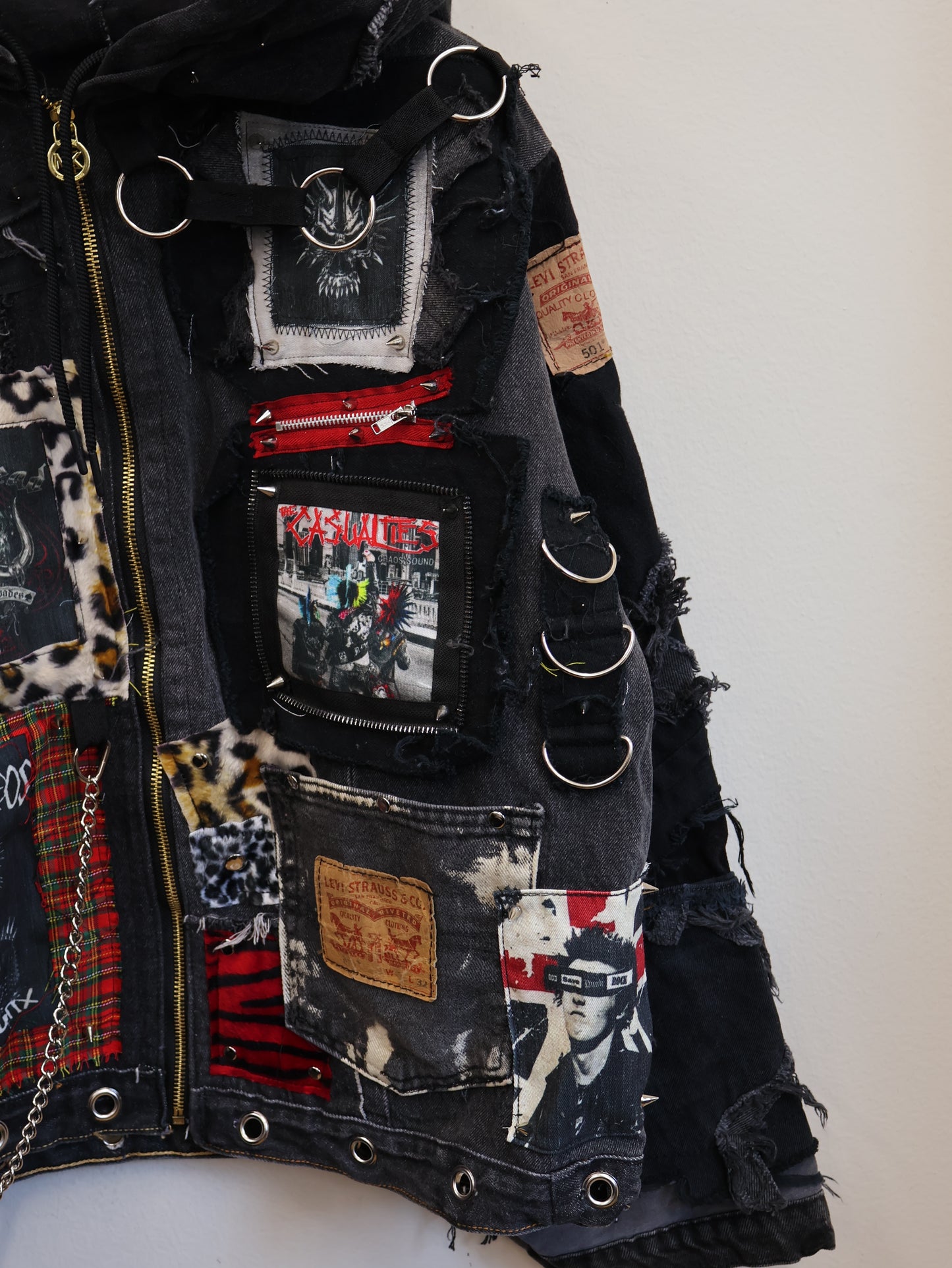 aftermath RE: Total Chaos Black Hoodie Jacket RA324