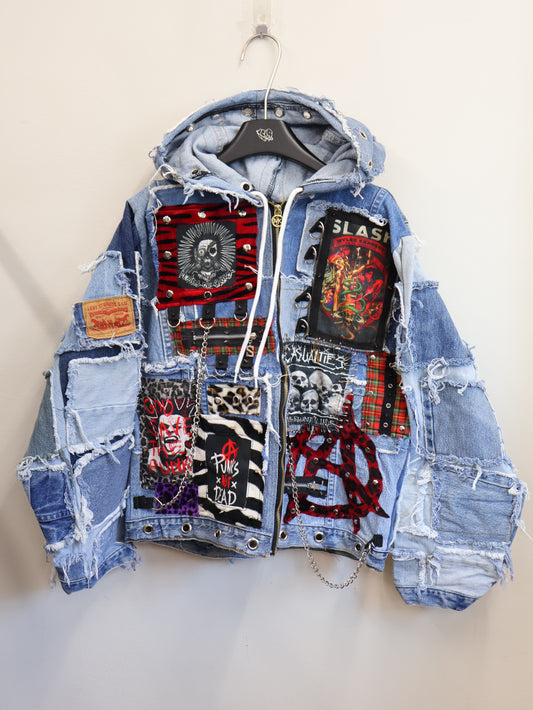 aftermath RE: Riot Patch Denim Jacket RA323