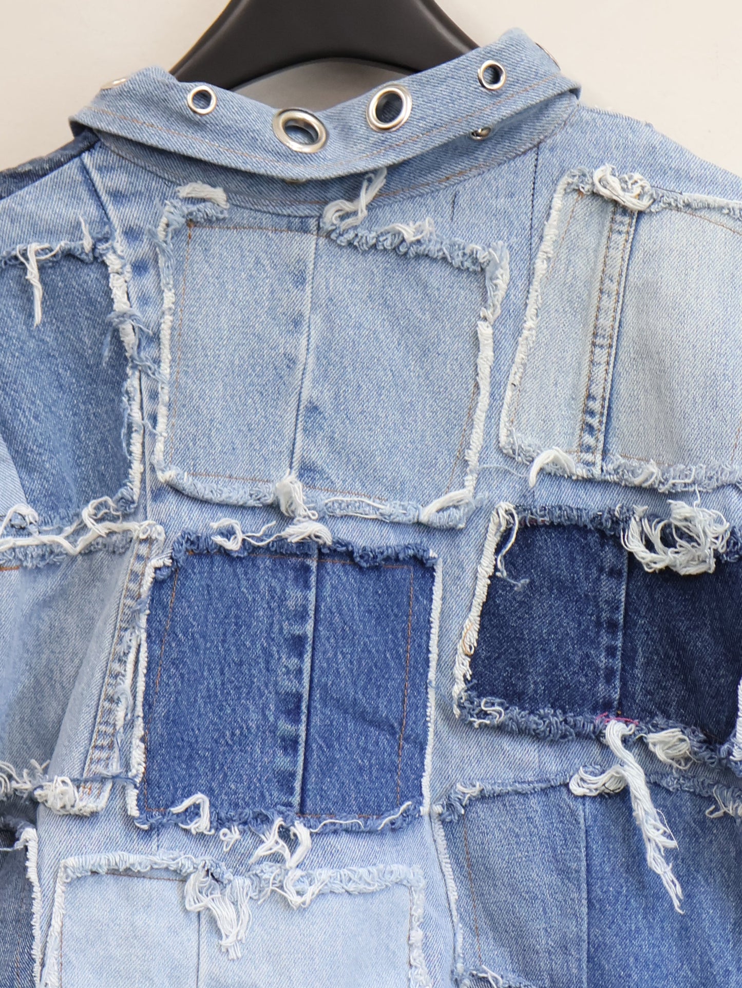 aftermath RE: Riot Icon Cropped Denim Jacket RA328