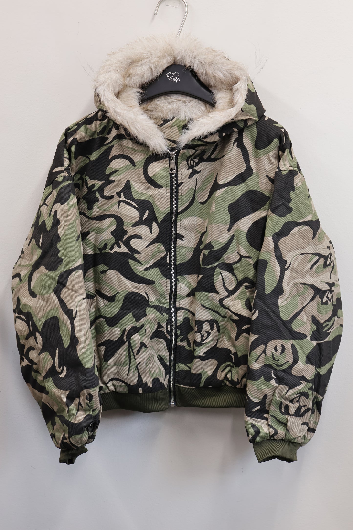 Camo Fur Hood jacket A421