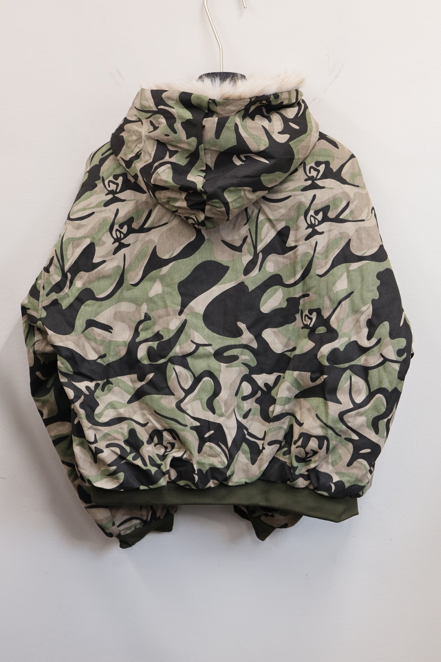 Camo Fur Hood jacket A421