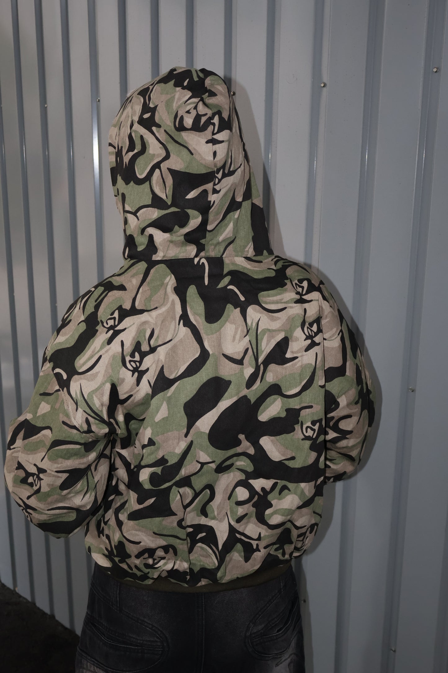 Camo Fur Hood jacket A421