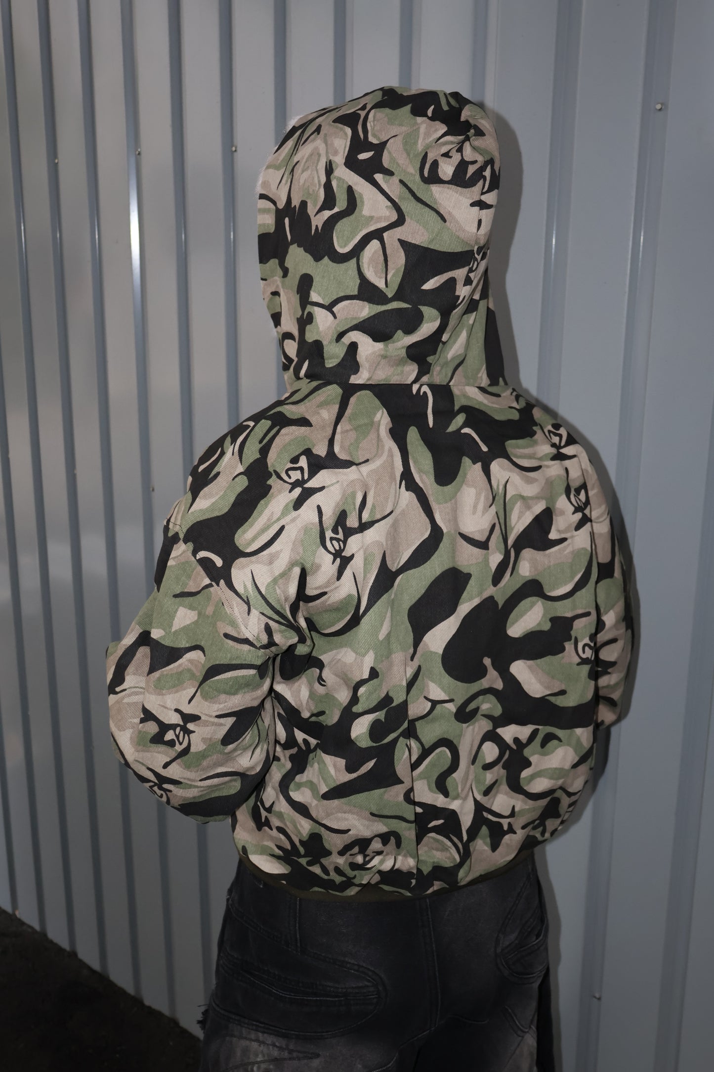 Camo Fur Hood jacket A421