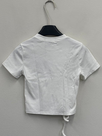heart shirring tee A116