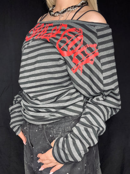 Rebel Stripe Top A281