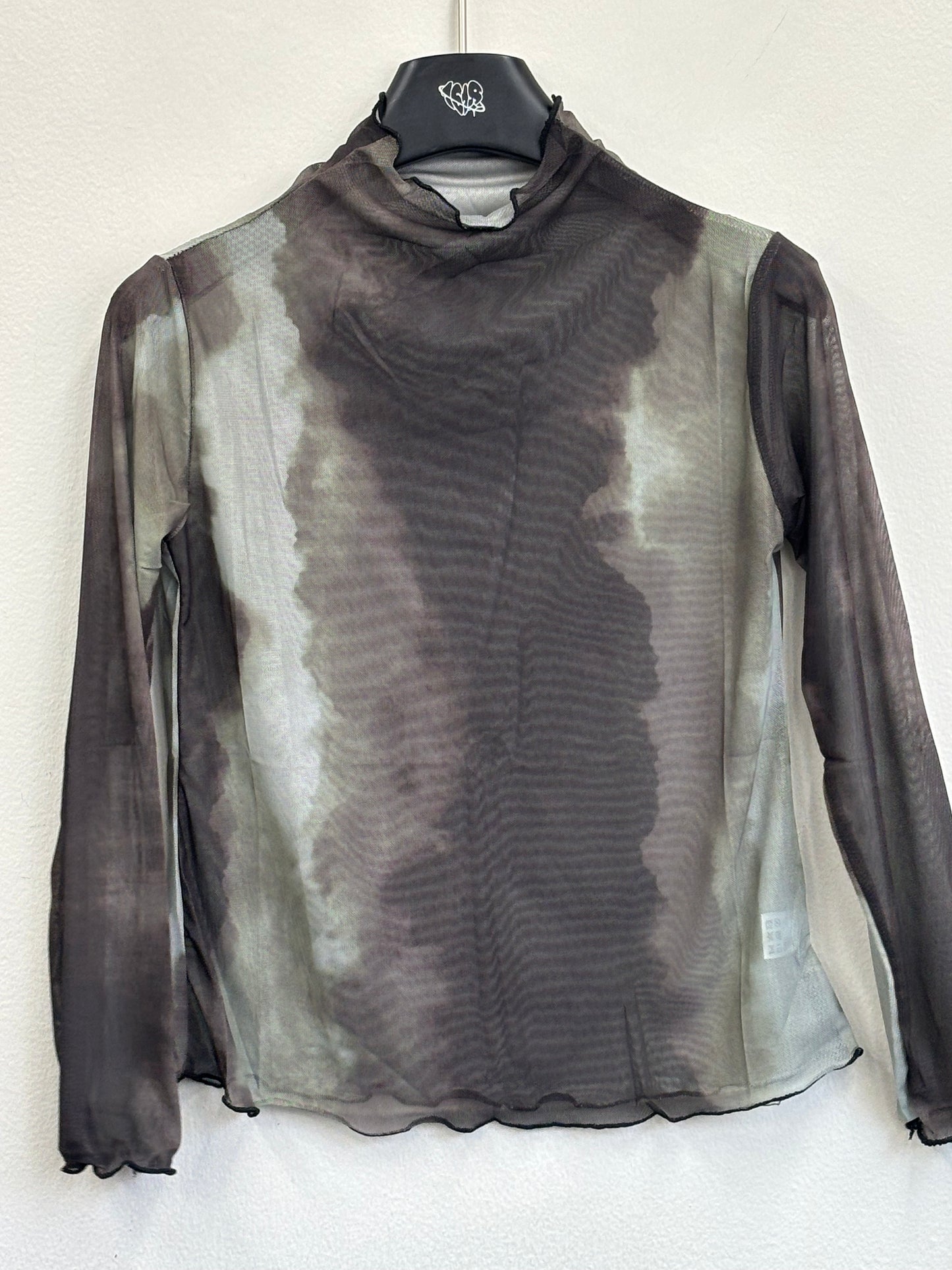 see-through chain tops A193