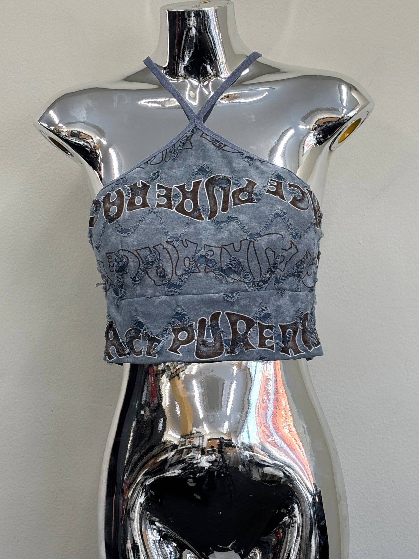 pattern tube top A106　