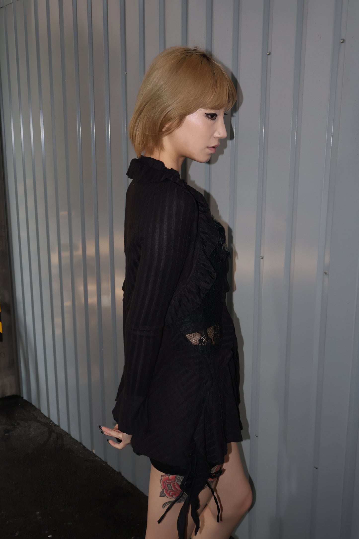 Gothic Ruffle cardigan A423