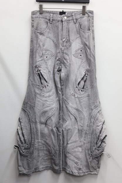 Steel Wide Pants A332
