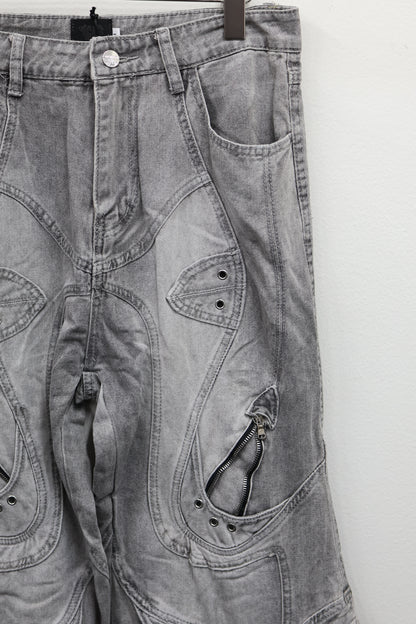 Steel Wide Pants A332