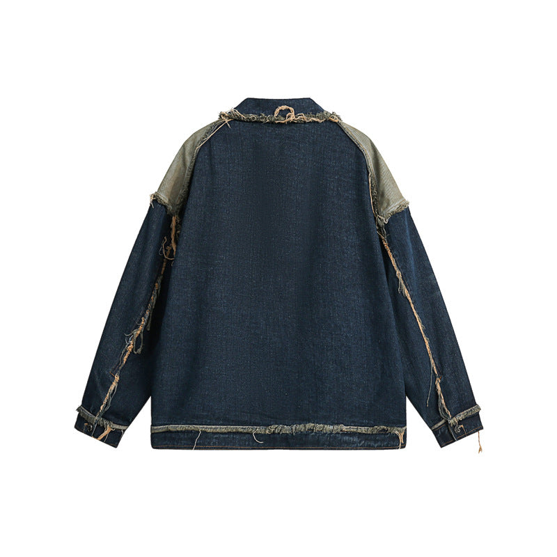 back denim jacket