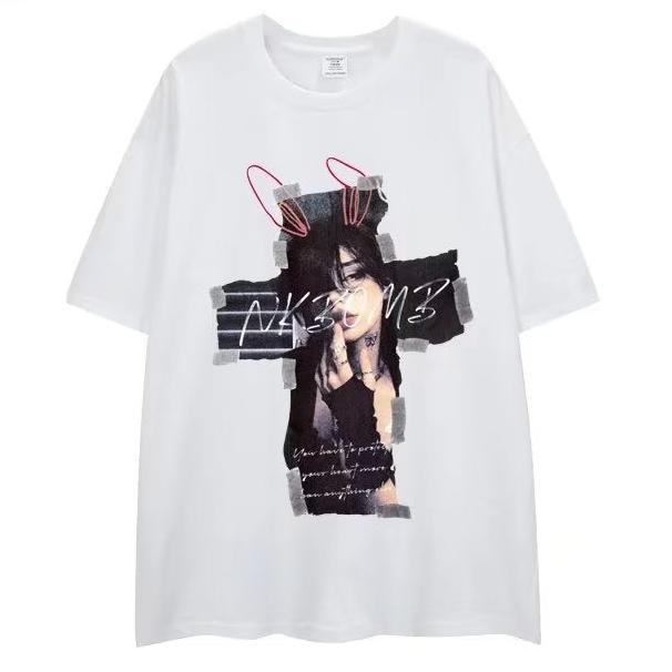 cross bunny tee