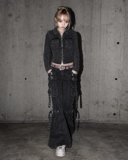 Utility Flare Pants A726