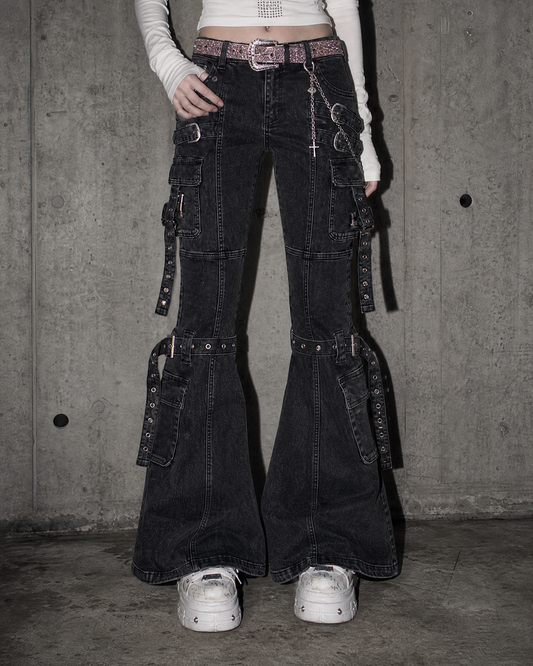 Utility Flare Pants A726