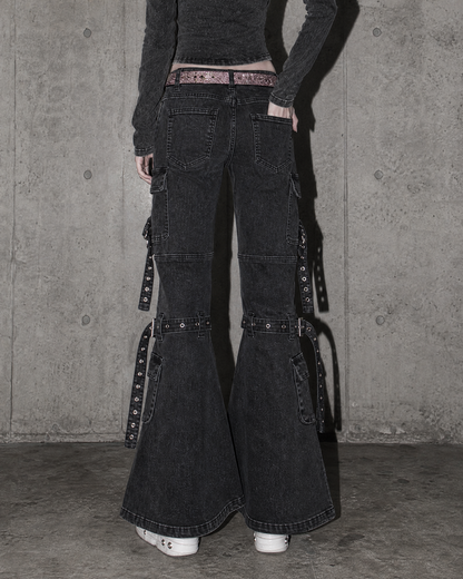 Utility Flare Pants A726