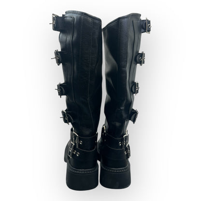 buckle long boots S8